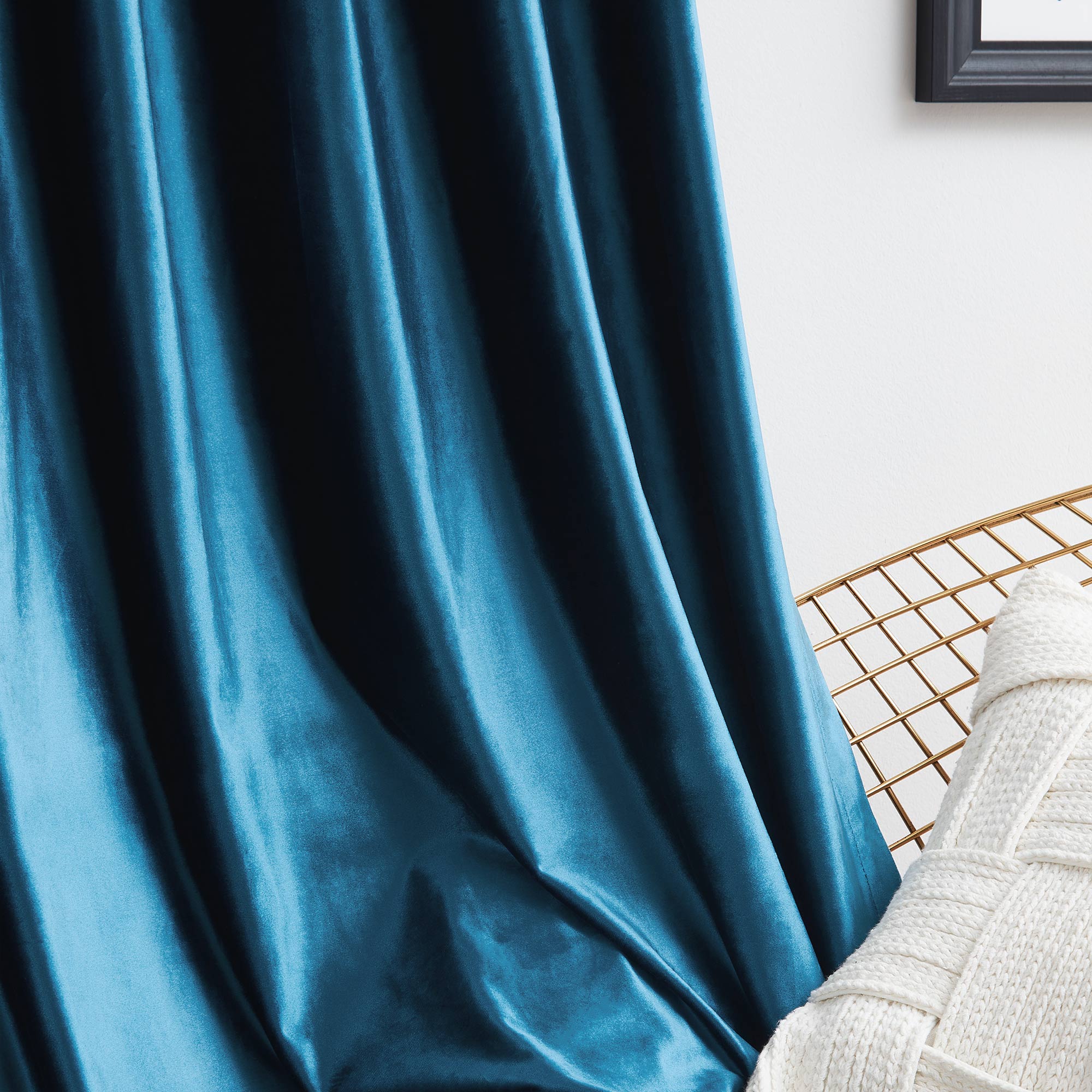 Custom Crystal Velvet Curtains | Luxury Thermal Insulated Drapes