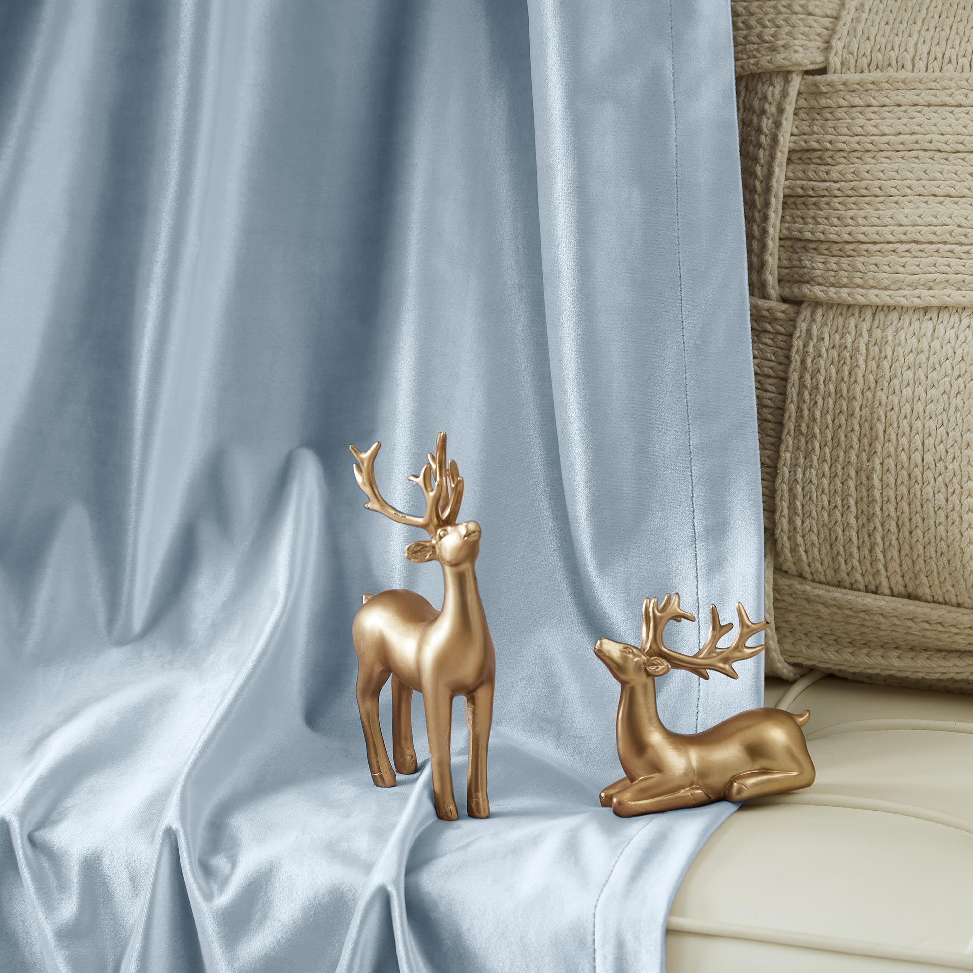 Custom Crystal Velvet Curtains | Luxury Thermal Insulated Drapes